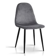 Artiss - Dining Chairs Dark Grey Set Of 4