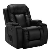 Artiss - Electric Massage Chair Heat Leather