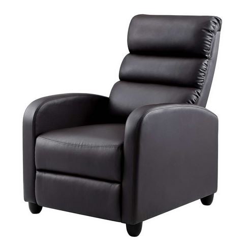 Artiss Luxury Recliner Chair Leather Cover Brown - Peter's of Kensington