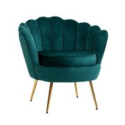 Artiss - Armchair Lounge Chair Accent Velvet Shell Green