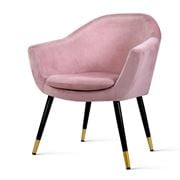 Artiss - Armchair Lounge Chair Single Sofa Velvet Pink