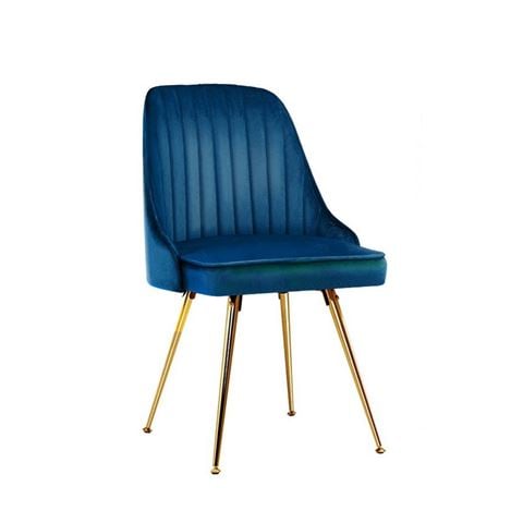 Artiss Dining Chairs Modern Velvet Blue Set 2pce - Peter's of Kensington