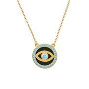 Marianna Lemos - Blue Eye Enamel Necklace