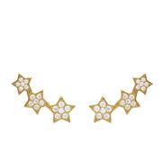 Marianna Lemos - Crystal Stars Climber Earrings