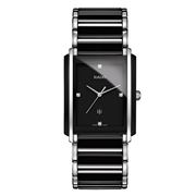 Rado - Integral Diamonds Black & Steel Watch 16256459