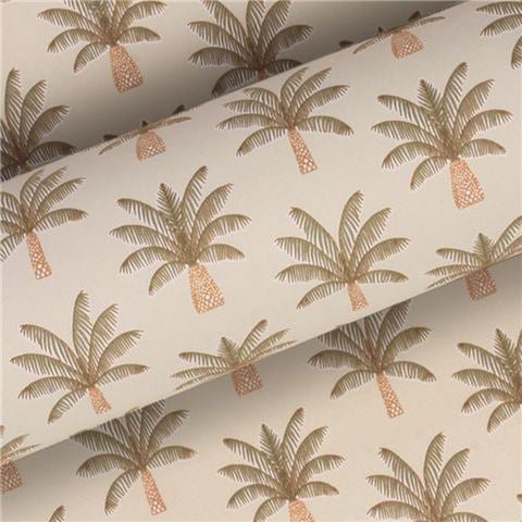 Vandoros - Palm Beach Latte Wrapping Paper 76cm x 2.5m