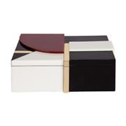 Greg Natale - Georges Lacquer Box Black, Red & Gold 15.8cm