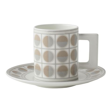 Greg Natale - Amalfi Espresso Coffee Set Beige & Peach 110ml