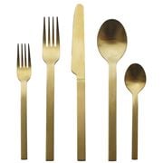 Greg Natale - Mies Cutlery Set S/Steel Brushed Gold 5pce
