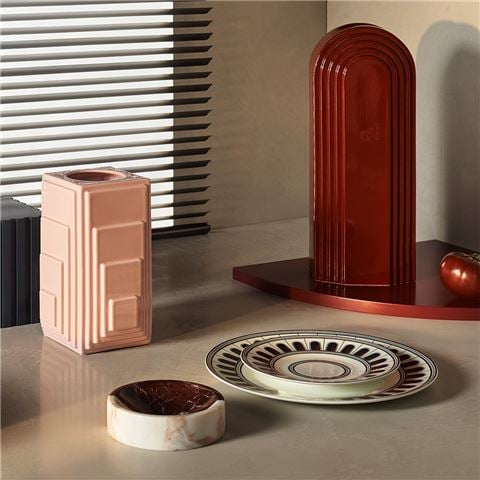 Greg Natale Electric Dreams Vase Blush 15x22cm - Peter's of Kensington