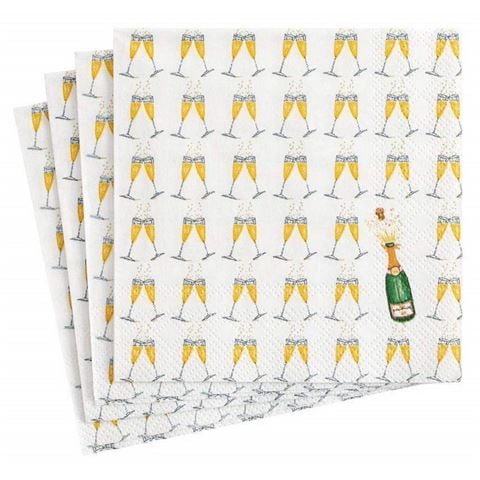 Caspari - Bubbly Cocktail Napkins 20pce