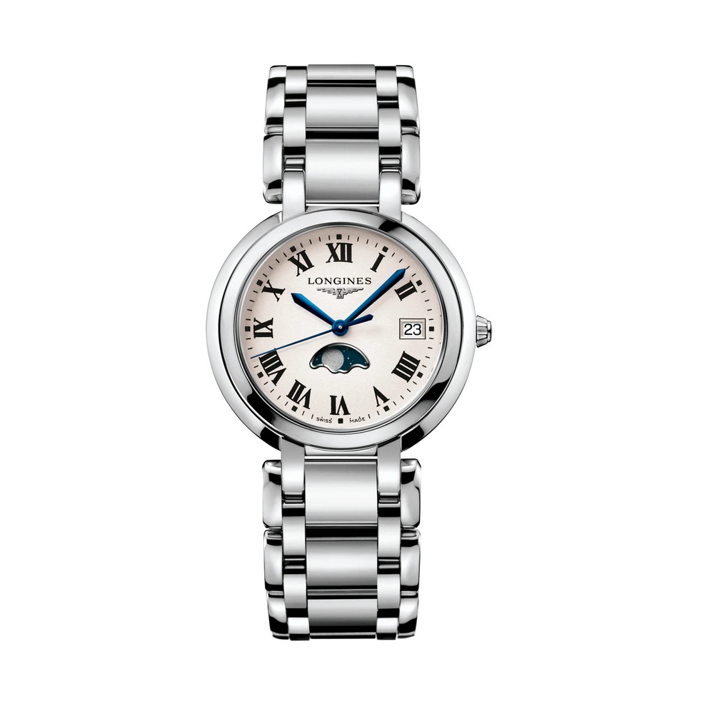 Longines Primaluna Watch S Steel w Moon Phases 34.00mm Peter s