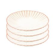 NO22 - Mykonos Elia Plate Set Coral 4pce 26cm