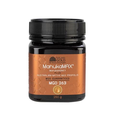 Nature's Gold Australian Manuka Honey MGO 263 w/Native Bee Propolis 250g - Peter's of Kensington