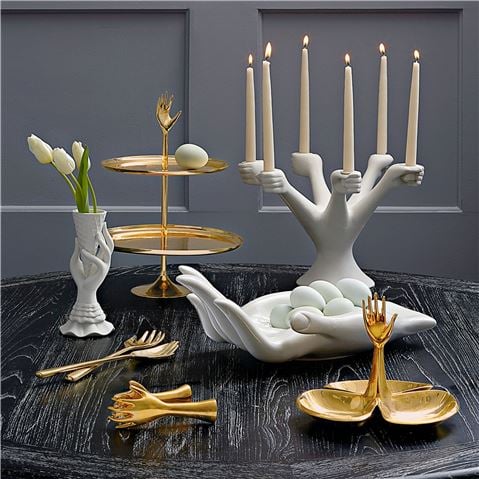 Jonathan Adler - Eve Two-Tier Gold-Toned Tray  28x35.5cm