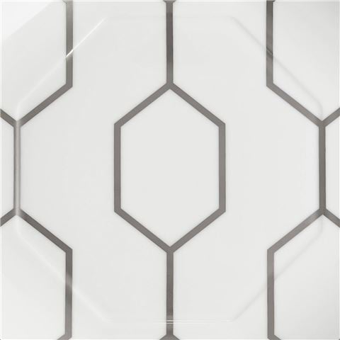 Wedgwood - GIO Platinum Octagonal Plate 23cm