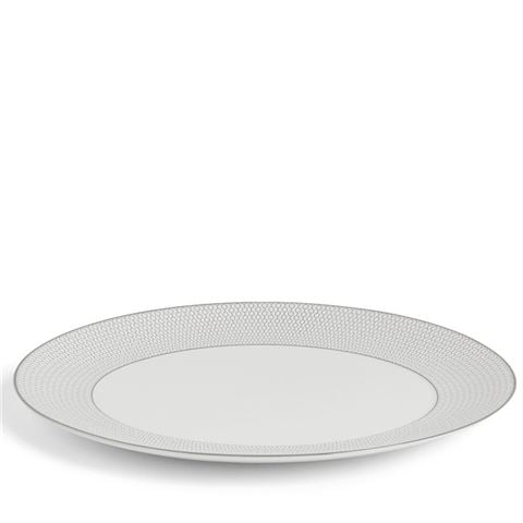 Wedgwood GIO Platinum Oval Platter 33cm - Peter's of Kensington