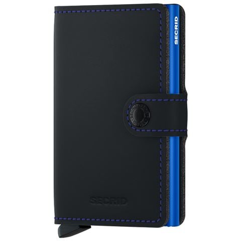 Secrid - Miniwallet Matte Black & Blue