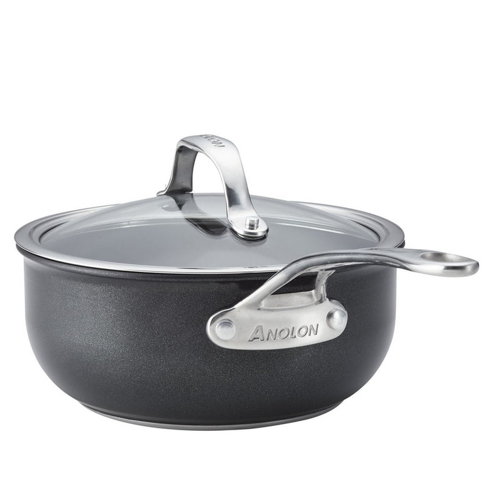 Anolon X Seartech Saucier with Lid 20cm/2.4L Peter's of Kensington