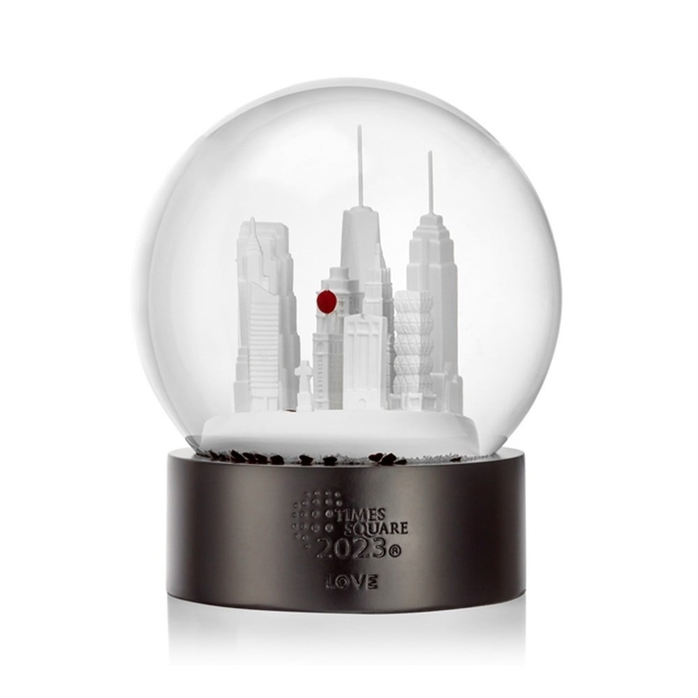 Waterford Christmas Times Square Love Snow Globe 2023 Peter's of