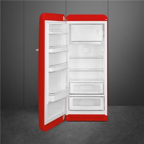Smeg 50's Retro Style Refrigerator L/H Red 270L - Peter's of Kensington