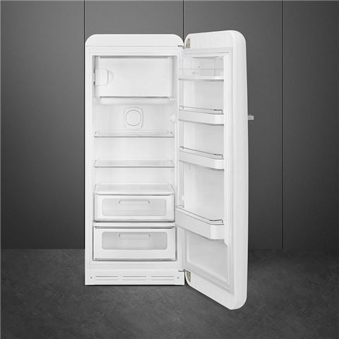 Smeg 50's Retro Style Refrigerator R/H White 270L - Peter's of Kensington