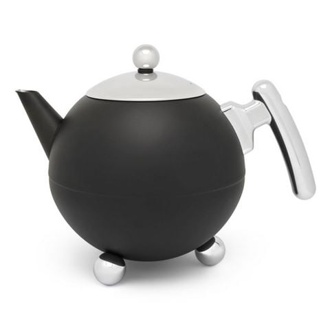 Bredemeijer - Teapot Duet Bella Ronde Matte Black 1.2L
