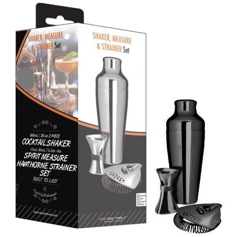 Uber Bar Tools - Shake Measure Strain Set Black 3pce