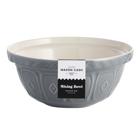 Mason Cash - Earthenware Mixing Bowl Grey 24cm