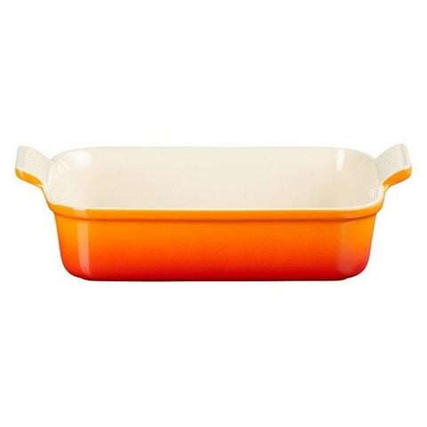 Le Creuset Heritage Rectangular Dish Volcanic 26cm - Peter's of Kensington