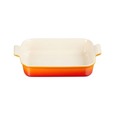 Le Creuset Heritage Rectangular Dish Volcanic 32cm - Peter's of Kensington
