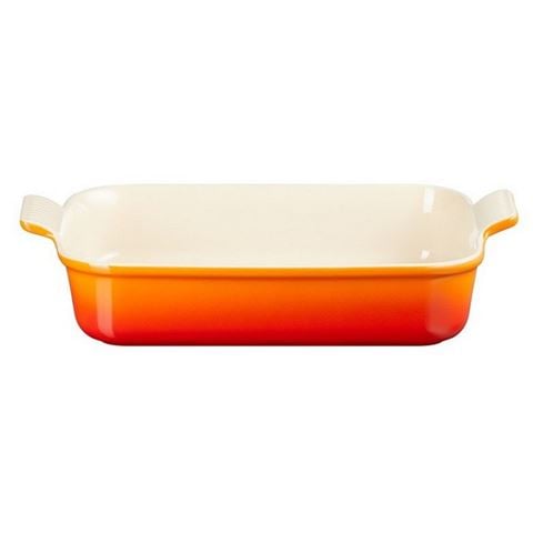 Le Creuset Heritage Rectangular Dish Volcanic 32cm - Peter's of Kensington