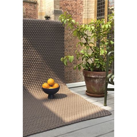 Brink & Campman Lace Indoor/Outdoor Rug Taupe 200x140cm - Peter's of Kensington