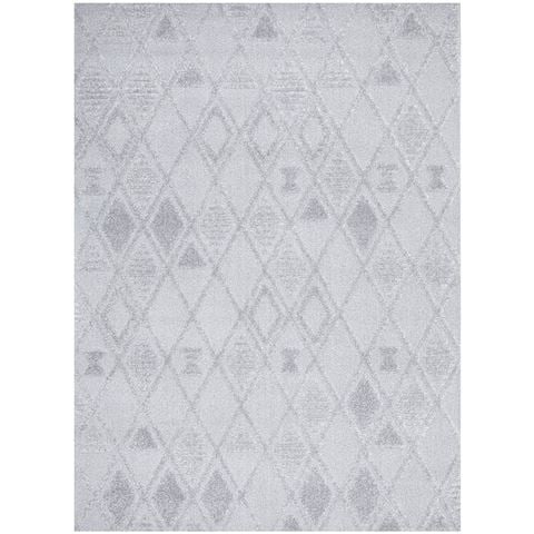 Marigold Lisa Silver Rug 290x200cm - Peter's of Kensington