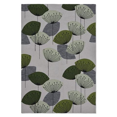 Sanderson Dandelion Botanical Green O/dr Rug 350x250cm - Peter's of Kensington