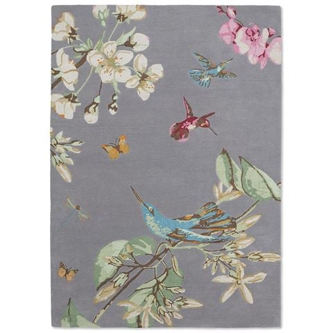 Wedgwood Rug Hummingbird Grey 170x240cm - Peter's of Kensington