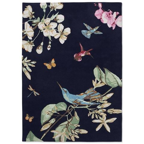 Wedgwood Rug Hummingbird Navy 170x240cm - Peter's of Kensington