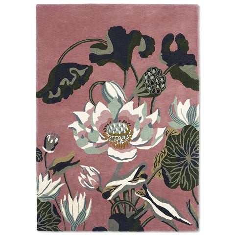 Wedgwood Rug Waterlily Dusty Rose 170x240cm - Peter's of Kensington