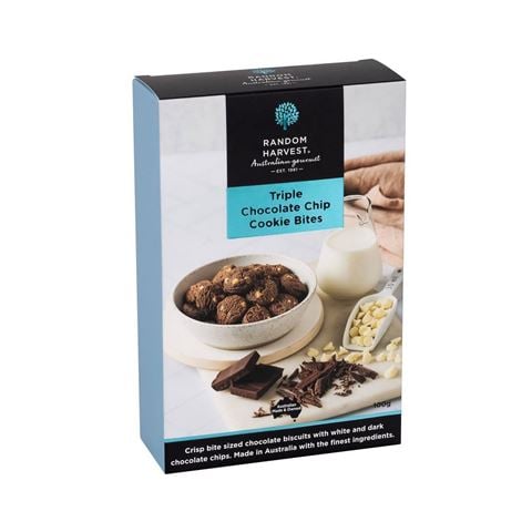 Random Harvest - Triple Choc Chip Cookie Bites 100g
