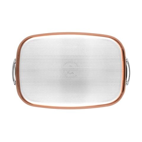 Chasseur - Escoffier Induction Copper Roasting Pan w/Rack