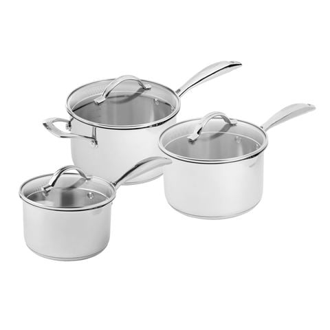 Scanpan - STS Saucepan Set w/Lids 3pce