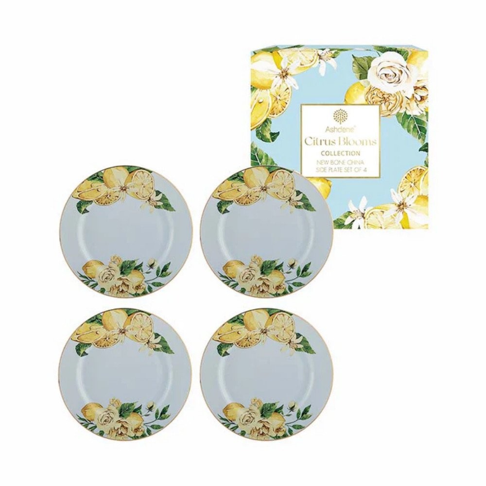Ashdene Citrus Blooms Side Plate Set 4pce Peter's of Kensington