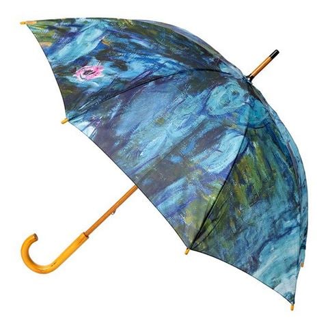 Clifton - Printed Water Lilies Design Umbrella