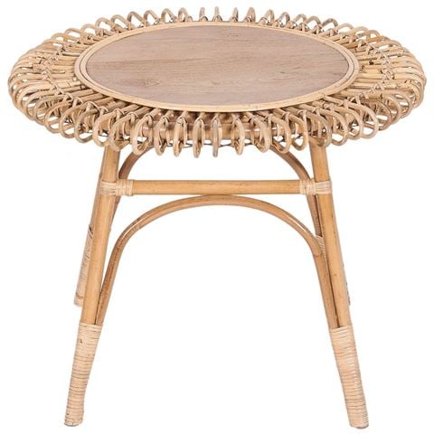 Urban Styling Holly Round Side Table Natural 65cm - Peter's of Kensington