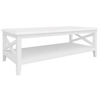 Urban Styling - Daisy Hampton Acacia Coffee Table Wht 120cm