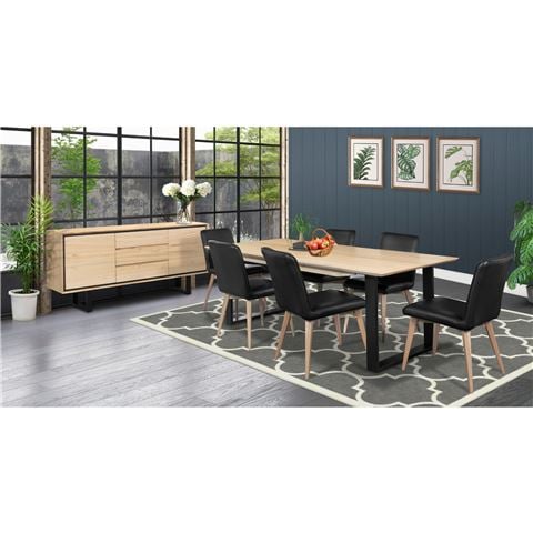 Urban Styling Aconite Messmate Dining Table Natural 180cm - Peter's of Kensington