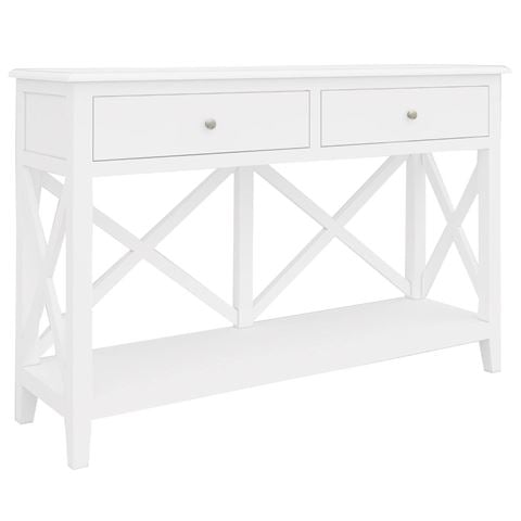 Urban Styling - Daisy Hampton Acacia Entry Table White 120cm