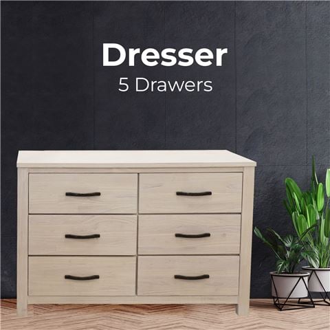 Urban Styling - Foxglove Dresser White