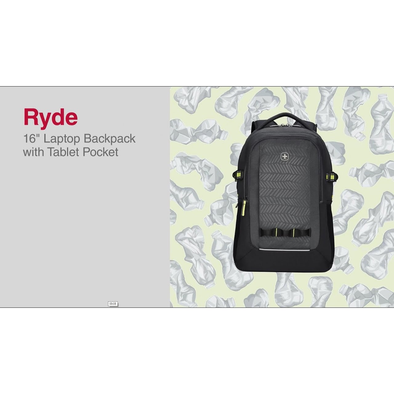 Wenger - Ryde 41cm Laptop Backpack w/Tablet Space Anthracite | Peter's ...