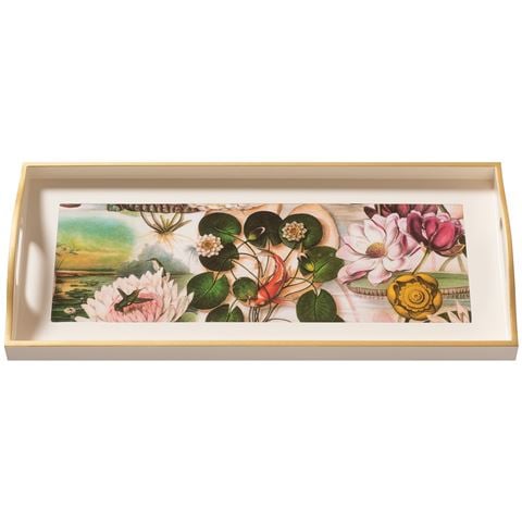 Whitelaw & Newton Waterlily Sandwich Tray Cream 20x45cm - Peter's of Kensington